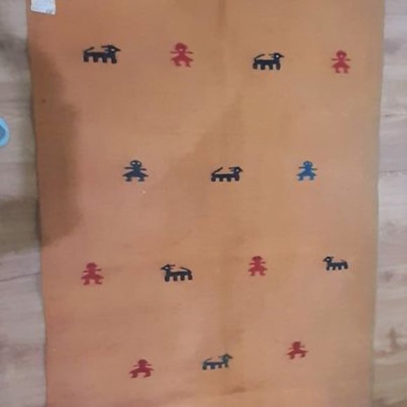 Authentic Orange Persian Rug - Picture 2 of 2